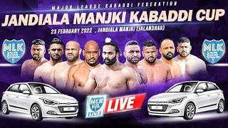 Jandiala Manjki Jalandhar MLK Kabaddi Cup 2022 Live Now [upl. by Ffilc]