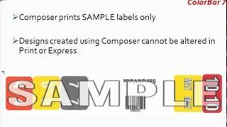 ColorBar 7 Custom Labeling Software Product Overview [upl. by Appledorf]