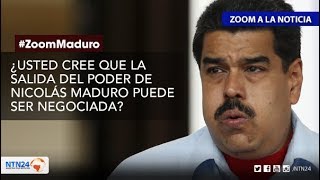 ¿Puede ser negociada la salida de Nicolás Maduro [upl. by Idnas]