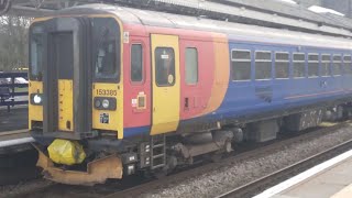 2Q31  ExEMR 153 385  Trainspotting At Morpeth  26022024 [upl. by Shel479]