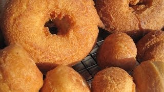 OLD FASHIONED CAKE DOUGHNUTS  How to make CAKE DONUTS Recipe [upl. by Hillhouse134]