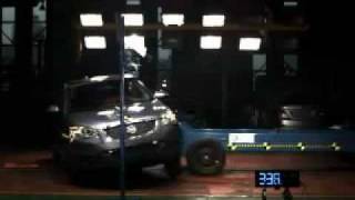 2011 SsangYong KorrandoNew Actyon NCAP Side Impact KNCAP [upl. by Sivet]