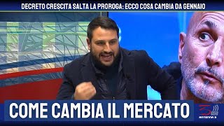 DECRETO CRESCITA SALTA LA PROROGA ECCO COSA CAMBIA SUL MERCATO DA GENNAIO [upl. by Simmons]