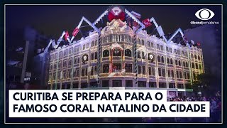 Curituba dá a largada para o famoso coral natalino do Palácio Avenida  Jornal da Band [upl. by Tailor]