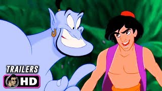 ALADDIN Animated Trailers 1992 Disney [upl. by Allesiram]