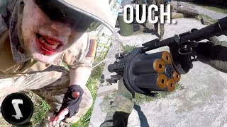 BIGGEST FAILS amp WINS of AIRSOFT 2017 [upl. by Nnylcaj]