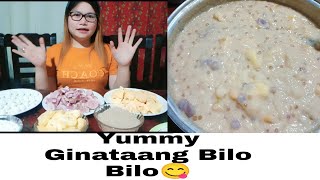 GINATAANG BILO BILO  BINIGNIT  GINATAN  LUGAW  SAMPELOT filipinofood pinoyfood [upl. by Lauretta]