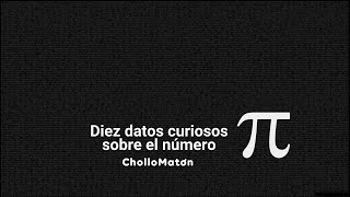 10 datos curiosos sobre el número pi y que probablemente no sabías [upl. by Ahsead779]