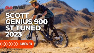 Scott Genius 900 ST Tuned 2023  Handson GoRide [upl. by Nadeau]