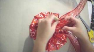 How To Make A Easy Ribbon Bow [upl. by Yekcin]