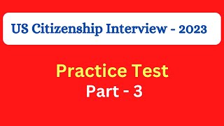 2023 USCIS Official 100 Civics Test Questions amp Answers  US Citizenship One Easy Answer Random [upl. by Lash]