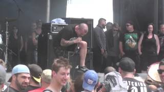 Throwdown  Burn Live Amnesia Rockfest 2014  Montebello [upl. by Ahsikad]