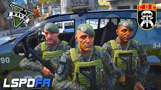 EQUIPE DO COE TROCA TIROS NA COMUNIDADE NO GTA5 LSPDFR VIDA POLICIAL [upl. by Herbst]