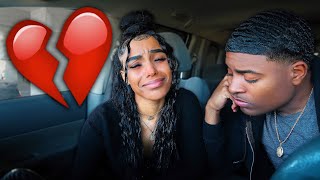 BREAK UP PRANK ON GIRLFRIEND SHE CRIED [upl. by Carlile]