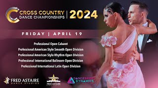 2024 CCDC Fred Astaire Ballroom Dance Competition Professional Open Divisions amp Cabaret [upl. by Neltiak]