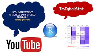 PATH COEFFICIENT ANALYSIS IN R STUDIO THROUGH LIBRARY METAN shorts [upl. by Mahan]