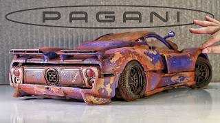 Abandoned Pagani Zonda Full Restoration  Restoration Hypercar Pagani Zonda C12 S [upl. by Eirual517]