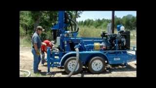 RockBuster R100 Portable Water Well Drilling Rig [upl. by Carmelle669]