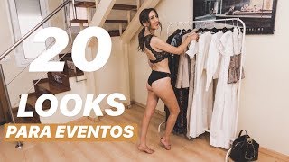 MODA  20 LOOKS PARA EVENTOS ESPECIALES  Bodas Bautizos y salir de fiesta [upl. by Ula]