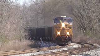 CSX C642 Loaded Coal Train from Lodi Ohio March 29 2024 [upl. by Agate730]