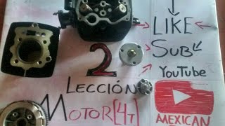 Curso de mecanica para motos GRATIS  lección 2  motor 4 Tiempos parte 1 [upl. by Namharludba462]