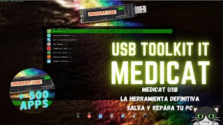 MEDICAT USB Toolkit IT EL pendrive definitivo que SALVA y REPARA PC 💻🔧 [upl. by Lehte]