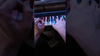 Polyphia GOAT 🐐 on my painted piano 🎹 🎨 polyphia goat pianocover art piano [upl. by Naot]