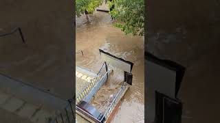 Heavy rains cause widespread flooding in Cévennes dArdèche France [upl. by Fransisco]