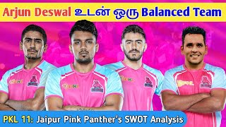 🩷Balanced Team With Arjun Deswal  Jaipur Pink Panthers Squad SWOT Analysis  PKL Season 11 Tamil [upl. by Aronal]