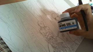 Live drawing  My own manga 3 encrage dune illu [upl. by Ruffo]