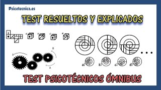 📋 Test psicotécnicos ómnibus resueltos  con 20 ejercicios con respuestas y explicados [upl. by Llert540]