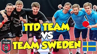 TAKING ON THE EUROPEAN CHAMPIONS  TTD Team vs Team Sweden [upl. by Stefanac207]