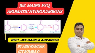 JEE MAINS PROBLEM DISCUSSION AROMATIC HYDROCARBONS  MECHANSIM  HYDROCARBONS CLASS 11 CHEMISTRY [upl. by Shellie]