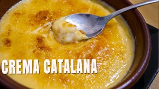 Homemade Spanish Crema Catalana Recipe  Catalonia’s Most Famous Dessert [upl. by Aamsa673]