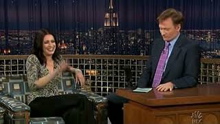 Paget Brewster on Conan OBrien 2006 [upl. by Kablesh98]