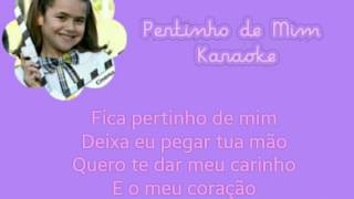 Pertinho de Mim Karaoke  Maisa ♡ [upl. by Moss]