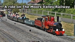 A ride on The Moors Valley Railway  080613 [upl. by Namlaz]