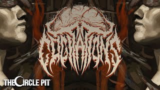 COGITATIONS  Relinquished OFFICIAL LYRIC VIDEO Deathcore [upl. by Gmur]