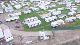 Drone footage of Leysdown beach United Kingdom [upl. by Ayatnwahs248]