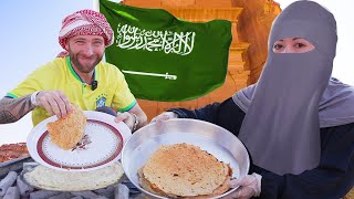 The Best AlUla Saudi Arabia Food Tour Hegra and AlUla Food [upl. by Ronel]