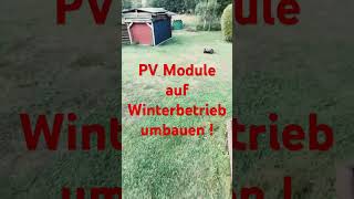 PV Module für die Powerstation auf Winterbetrieb umbauen photovoltaik balkonkraftwerk solar [upl. by Neenwahs]