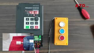 1phase VFD forward reverse 3phase motor [upl. by Ttennej]