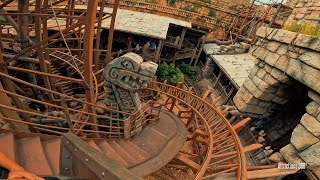 Raging Spirits Ride  Tokyo DisneySea  Better than Indiana Jones Coaster in Paris [upl. by Livvy]