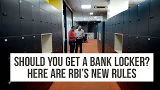 Should you get a bank locker Here are RBIs new rules [upl. by Alekim]