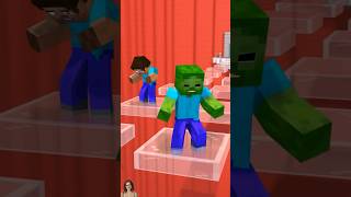 HELP Steve Win Squid Game Glass Bridge😱 minecraft minecraftanimation animation [upl. by Hornstein]