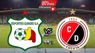 Deportes Quindío VS Cúcuta Deportivo EN VIVO  Torneo Betplay 20241  Doble 5  HOY MAYO 6 de 2024 [upl. by Eileen]