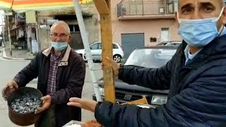 STREET FOOD SICILIANO  CASTAGNE BIANCHE  CALDARROSTE [upl. by Alhan]