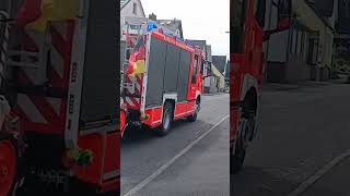 Zu sehen ist das HLF der Feuerwehr Ransbach Baumbach feuerwehr blaulicht firefighter [upl. by Tichon]