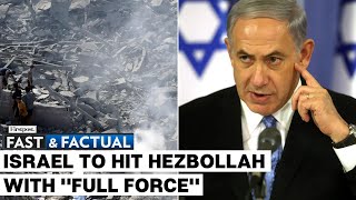 Fast and Factual LIVE Netanyahu Says Israel Will Continue Striking Hezbollah With quotFull Forcequot [upl. by Syl]