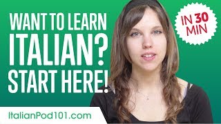 Get Started with Italian Like a Boss  Learn Italian in 30 Minutes [upl. by Abbye96]